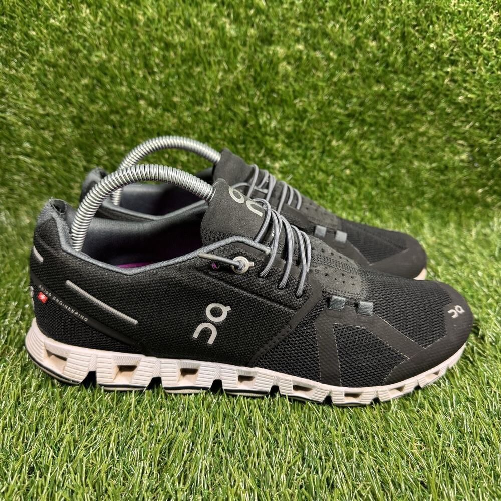 Womens On Cloud 5 Black Athletic Gym Road Running Sneakers Shoes Size 9